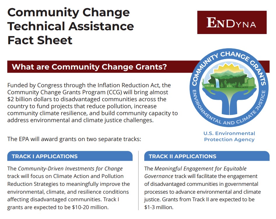 ENDYNA Community Change Technical Assistance Fact Sheet
