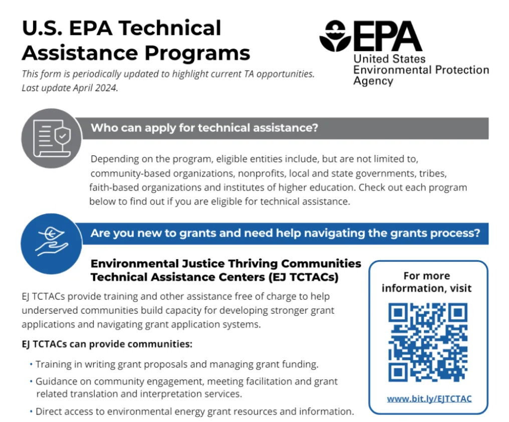 U.S. EPA Technical Assistance Programs
